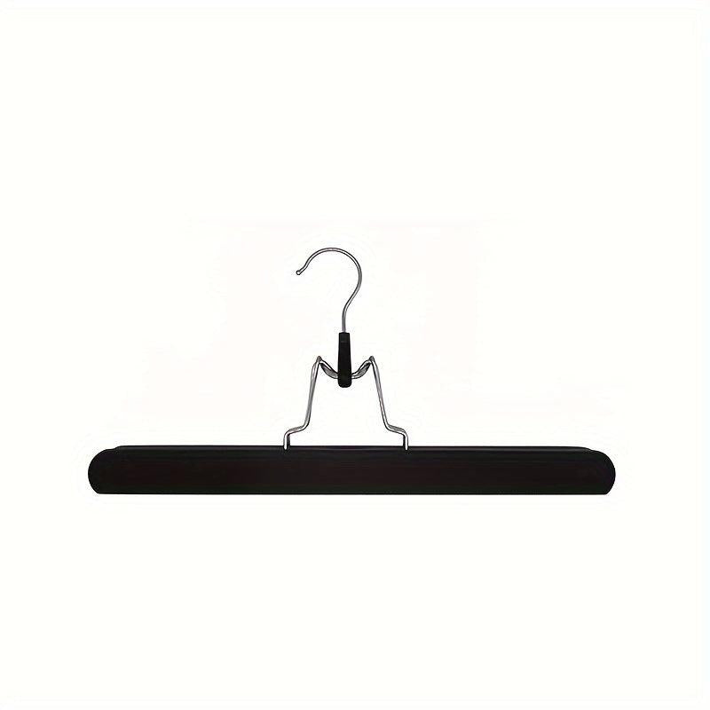 Wooden Slack Hangers for Hair Extensions Holder Non Slip Skirt Hangers