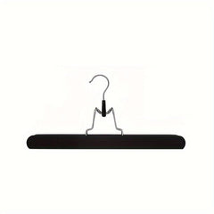 Wooden Slack Hangers for Hair Extensions Holder Non Slip Skirt Hangers