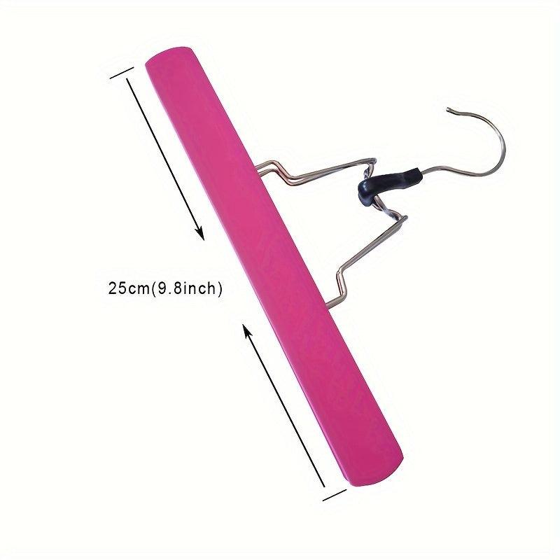 Wooden Slack Hangers for Hair Extensions Holder Non Slip Skirt Hangers