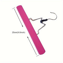 Wooden Slack Hangers for Hair Extensions Holder Non Slip Skirt Hangers