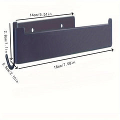 Hanger Organizer Stacker Hanger Holder Rack With Hook Double Layer Metal 2pcs