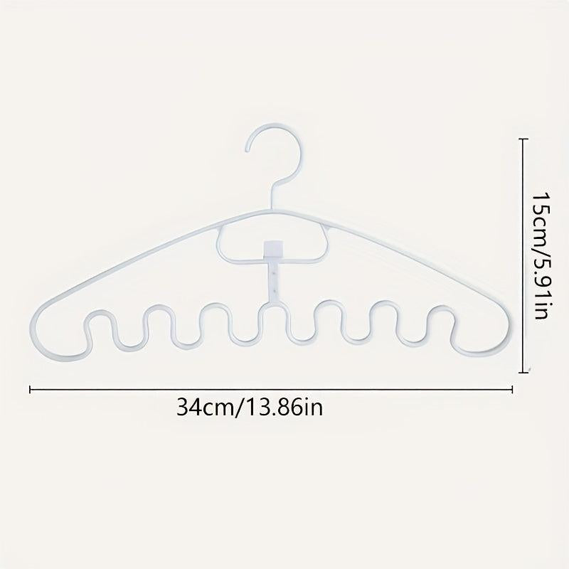 6pcs Non Slip Plastic Clothes Hangers For Large Clothes