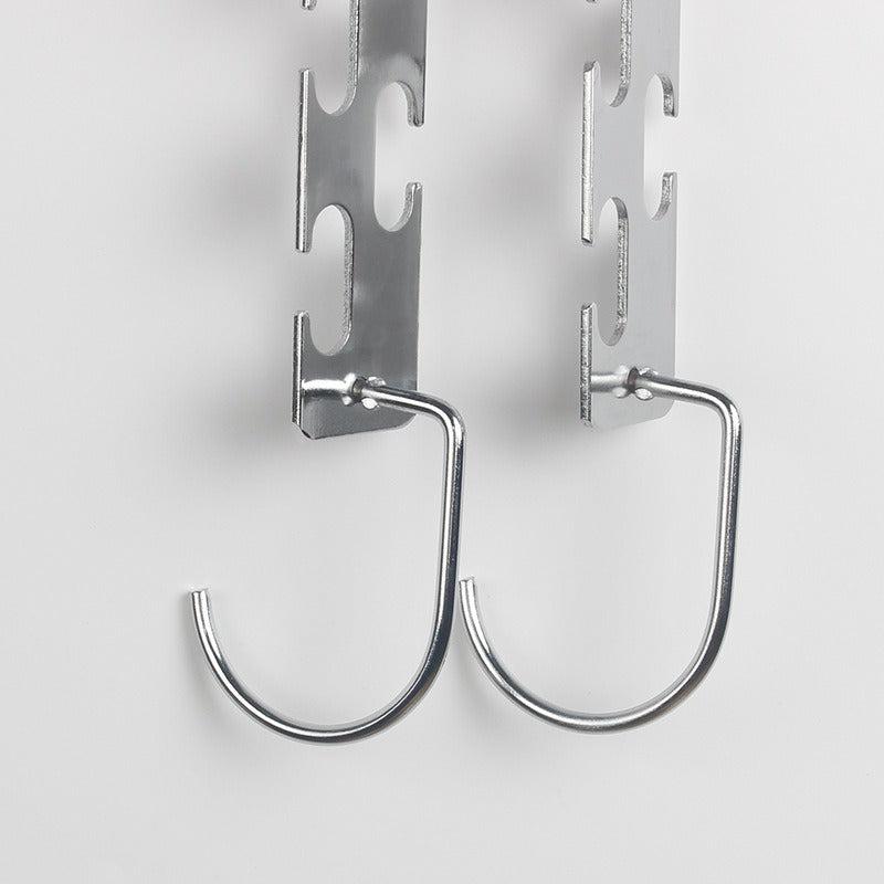 6-Hole Metal Coat Hangers for Jackets Storage