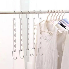 6-Hole Metal Coat Hangers for Jackets Storage