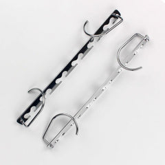 6-Hole Metal Coat Hangers for Jackets Storage