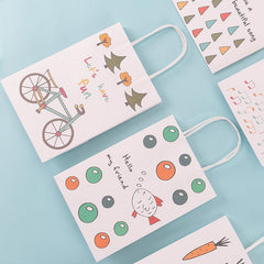 10pc Cartoon Gift Bag w/ Candy & Cookies for Parties & Events