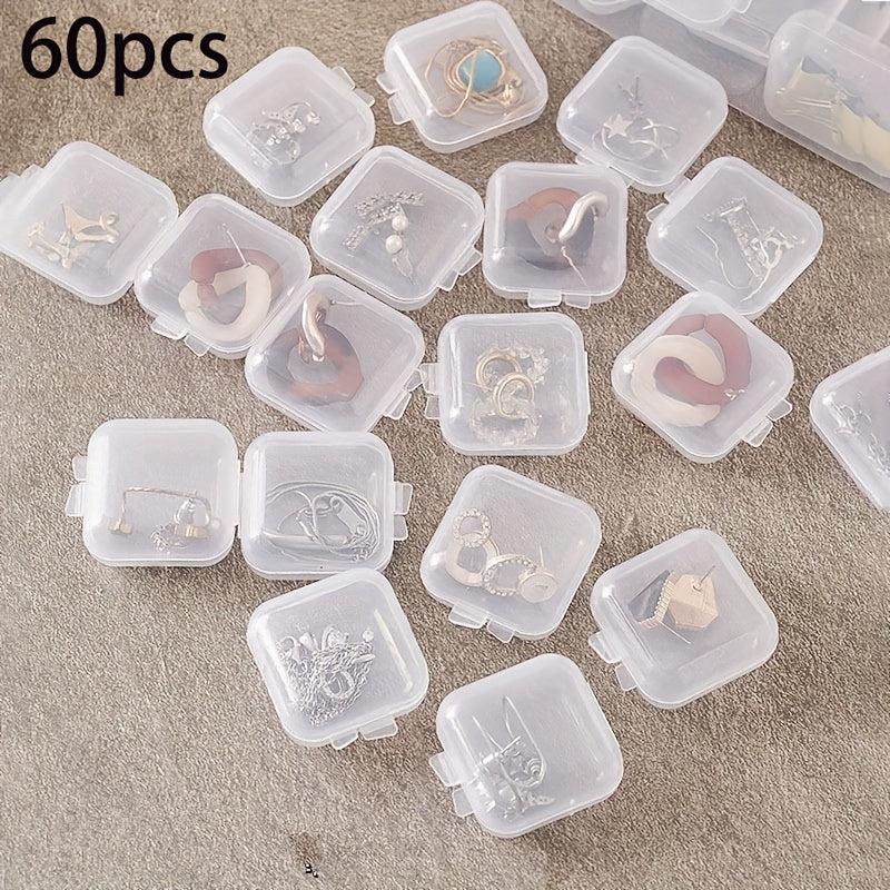 Anti Oxidation Transparent Plastic Jewelry Storage Box Dustproof Organizer