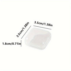 Anti Oxidation Transparent Plastic Jewelry Storage Box Dustproof Organizer