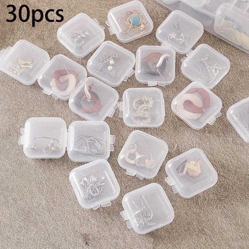 Anti Oxidation Transparent Plastic Jewelry Storage Box Dustproof Organizer