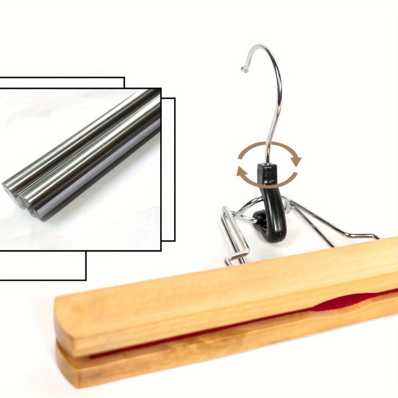 Wooden Skirt Clip Clothes Hanger Anti explosion Pants Clip