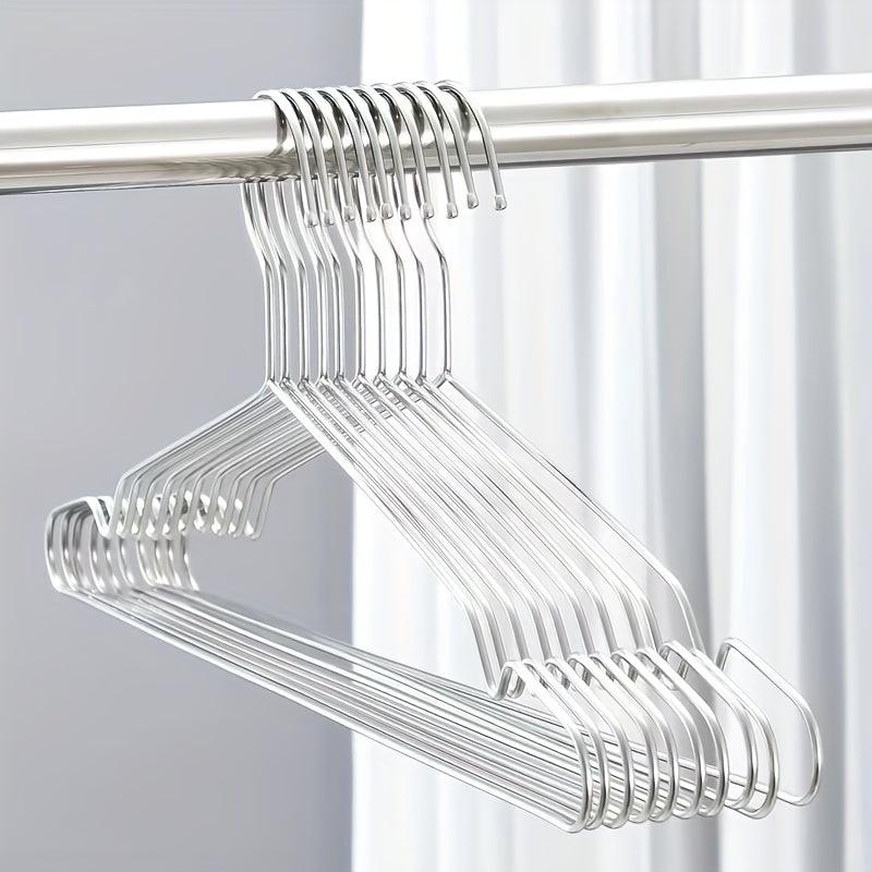 10pcs 304 Stainless Steel Hanging Drying Clothes Rack Extra Thick Clothes Racks