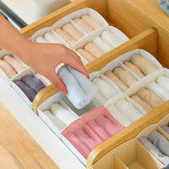 2pcs Socks Underwear Storage Box Organizer Drawer Compartment Box