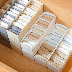 2pcs Socks Underwear Storage Box Organizer Drawer Compartment Box