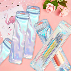 50pcs Self Sealing Bag Acne Needle Plastic Bag Eyelash Pencil Packaging