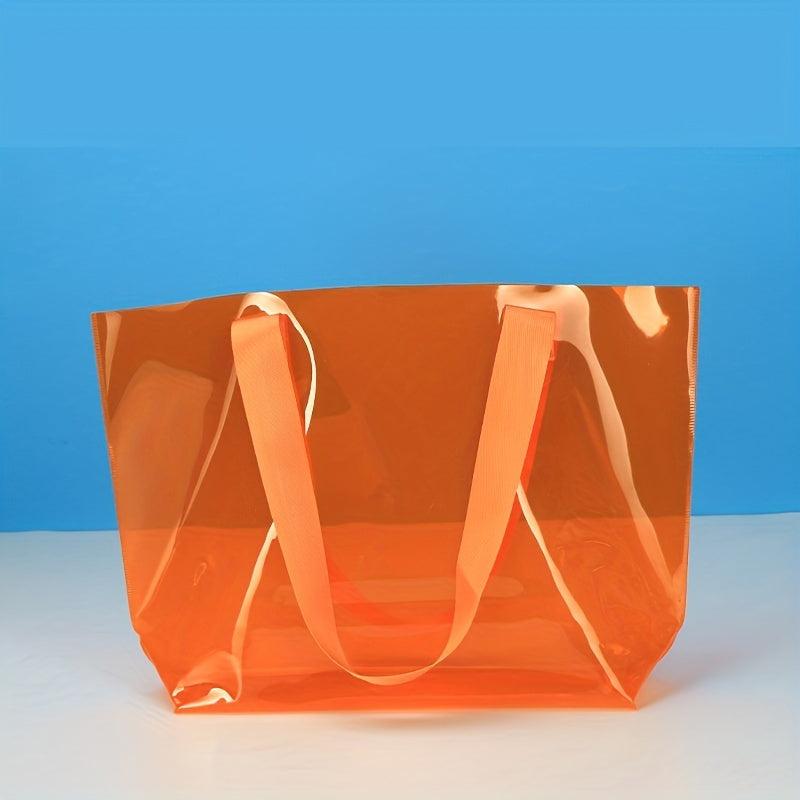 Laser PVC Tote Bag Shoulder Bag Clothing Store Shopping Bag
