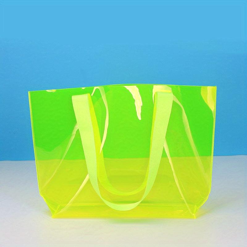 Laser PVC Tote Bag Shoulder Bag Clothing Store Shopping Bag
