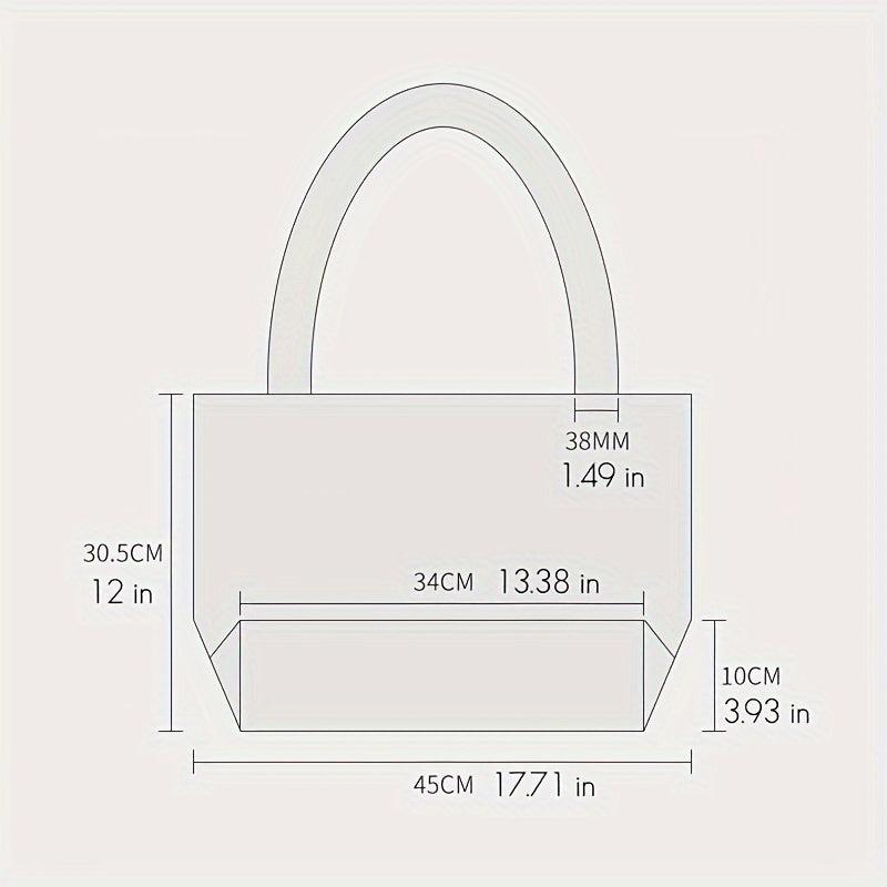 Laser PVC Tote Bag Shoulder Bag Clothing Store Shopping Bag