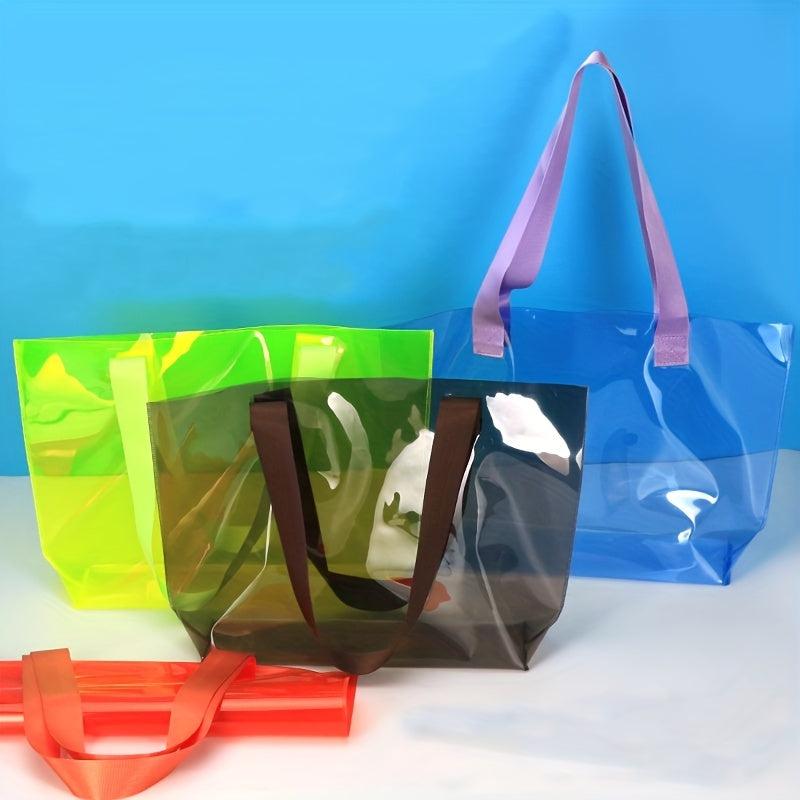 Laser PVC Tote Bag Shoulder Bag Clothing Store Shopping Bag