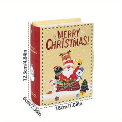 Christmas Gift Boxes Santa Claus Print Candy Box for Home Party