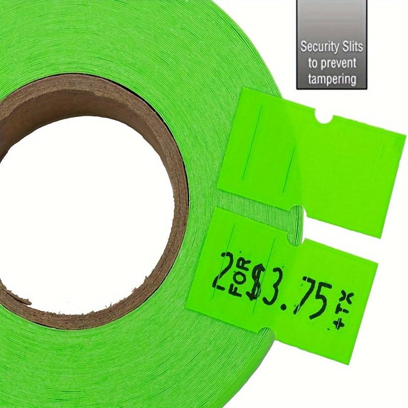 500 Labels Pricing Gun Sticker Roll Single Line Date