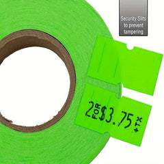 500 Labels Pricing Gun Sticker Roll Single Line Date