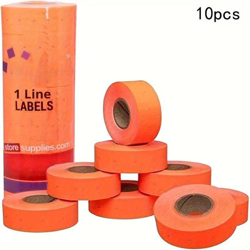 500 Labels Pricing Gun Sticker Roll Single Line Date