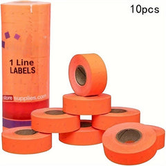 500 Labels Pricing Gun Sticker Roll Single Line Date