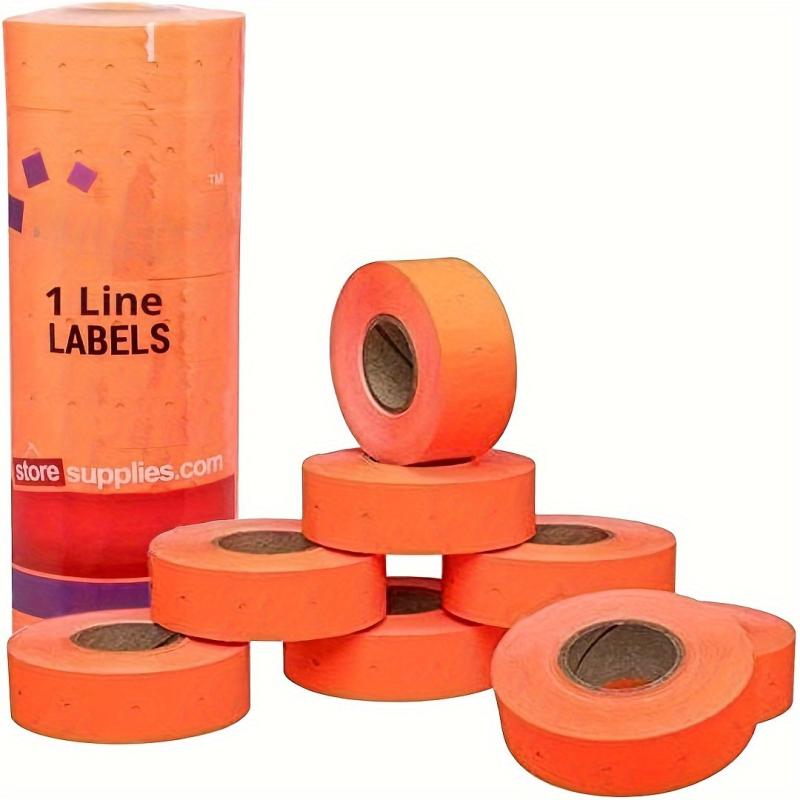 500 Labels Pricing Gun Sticker Roll Single Line Date