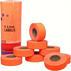 500 Labels Pricing Gun Sticker Roll Single Line Date