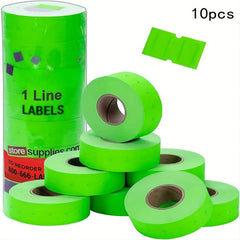 500 Labels Pricing Gun Sticker Roll Single Line Date