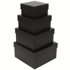 4pcs Nesting Gift Boxes With Lids - Ideal for Birthday, Holiday, Wedding