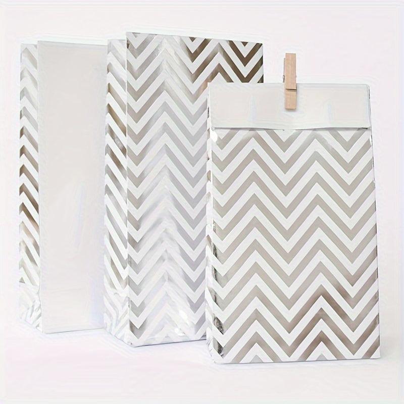 6pcs Paper Gift Bags Hard Card Paper Bags Gift Bags Candy Bags Disposable