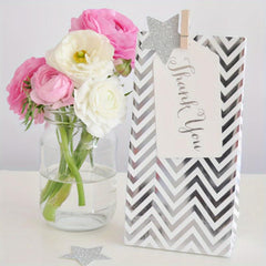 6pcs Paper Gift Bags Hard Card Paper Bags Gift Bags Candy Bags Disposable