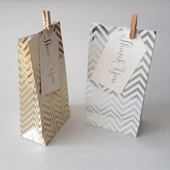 6pcs Paper Gift Bags Hard Card Paper Bags Gift Bags Candy Bags Disposable