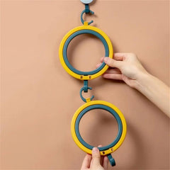 4pcs Stackable Hat Storage Hook Racks Organizer
