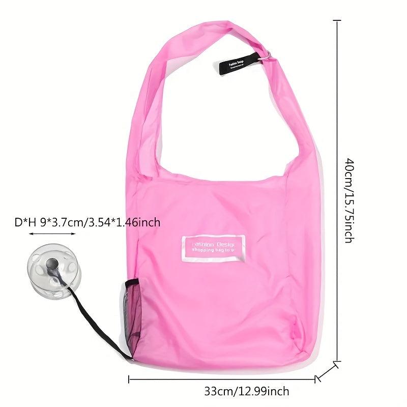 Telescopic Storage Bag Portable Travel Camping Small Disc Mini Grocery Shopping