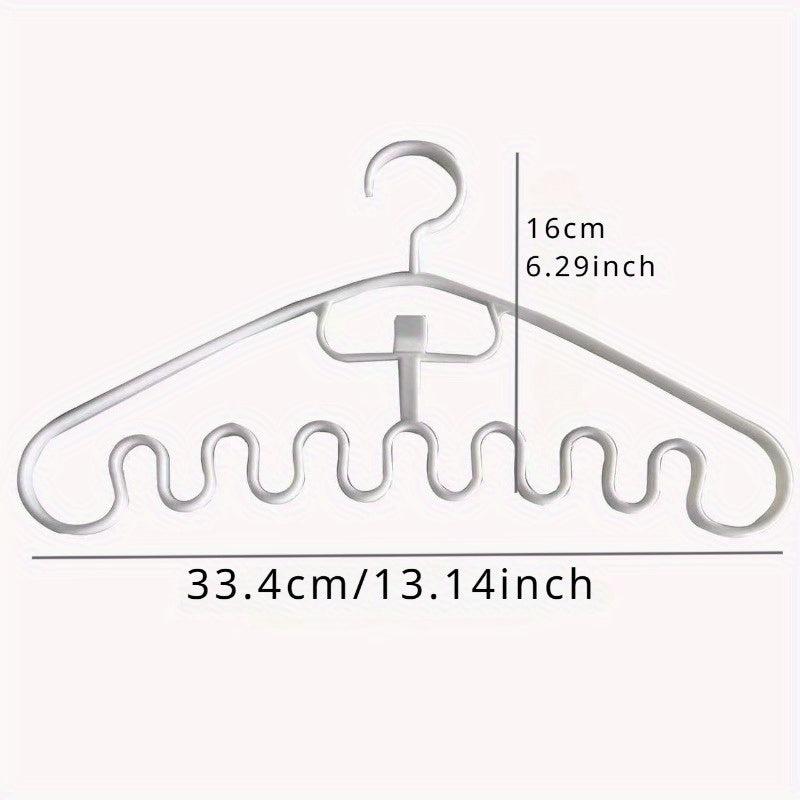 4pcs Wavy Hanger Closet Organizer