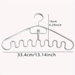 4pcs Wavy Hanger Closet Organizer
