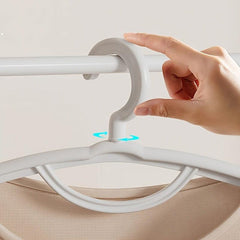 10pcs Anti-slip Clothes Hangers Storage Rack For Clothes Stores