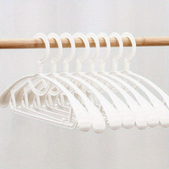10pcs Anti-slip Clothes Hangers Storage Rack For Clothes Stores