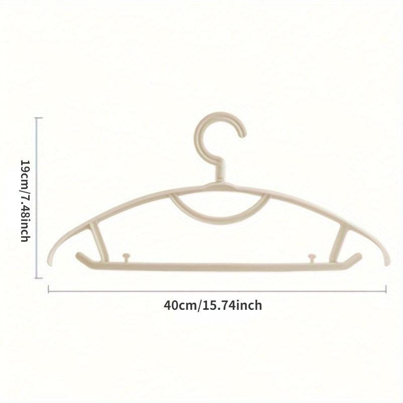 10pcs Anti-slip Clothes Hangers Storage Rack For Clothes Stores