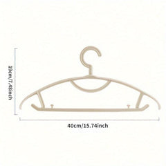 10pcs Anti-slip Clothes Hangers Storage Rack For Clothes Stores