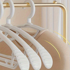 10pcs Anti-slip Clothes Hangers Storage Rack For Clothes Stores