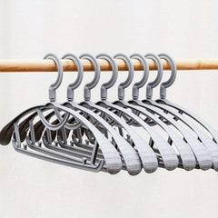 10pcs Anti-slip Clothes Hangers Storage Rack For Clothes Stores
