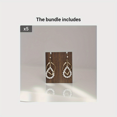 Fashionable Wooden Earrings Pendant Display Stand