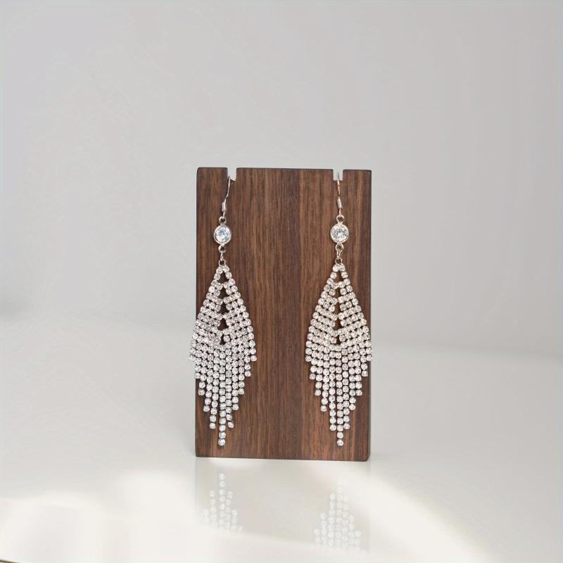 Fashionable Wooden Earrings Pendant Display Stand