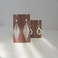 Fashionable Wooden Earrings Pendant Display Stand