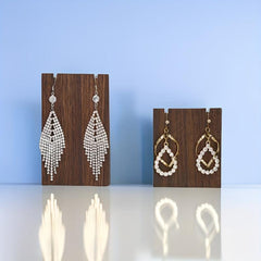 Fashionable Wooden Earrings Pendant Display Stand