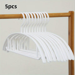 5pcs Non slip Clothes Rack Drying Rack Hanging Plastic Clothes Rack