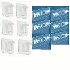 10pcs No Punch Bonded Laminate Holder No Hole Closet Divider